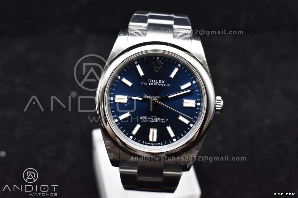 Steel Edition DIWF 939 Dial Perpetual 124300 1:1 Oyster 904L A 41mm Blue Snug Best 0812